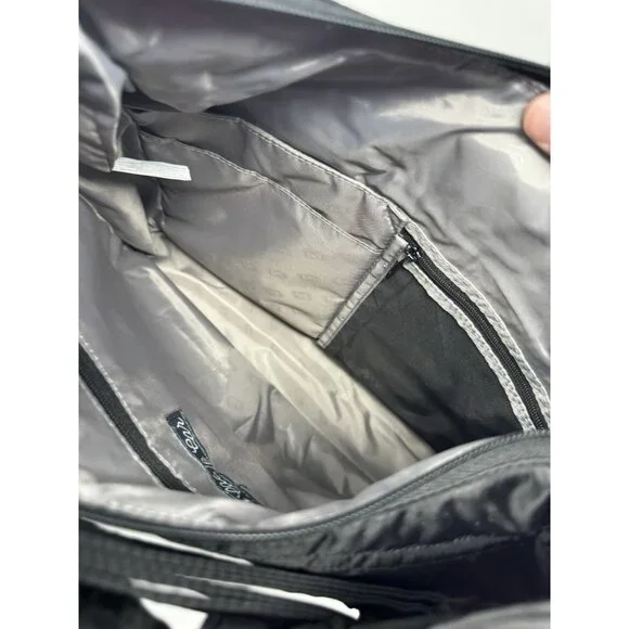 Lug Womens Cable Car Large Satchel Tote Crossbody Bag Purse Black EUC 12 X 15” - Picture 13 of 14